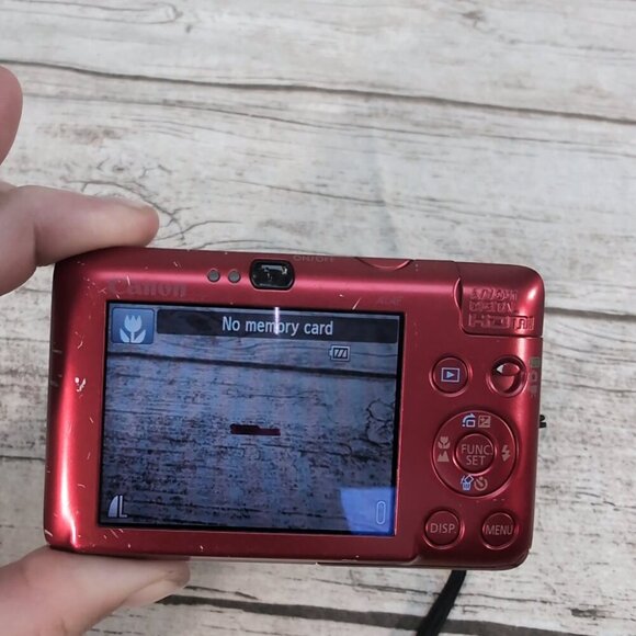 Canon PowerShot ELPH 300 HS Red Digital Camera 12.1MP with Charger & Case - Picture 11 of 14